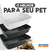 Caixa de Areia Furba Preto - Pet Fast Action