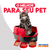 Kit Caixa de Areia Grande c/ 2 Comedouro + Pá Higiênica - Vermelha - Pet Fast Action
