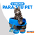 Kit Caixa de Areia Grande c/ 2 Comedouro + Pá Higiênica - Azul - Pet Fast Action