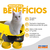 Kit Caixa de Areia Grande c/ 2 Comedouro + Pá Higiênica - Amarelo - comprar online