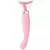 Vibrador ponto g sugador com língua estimuladora de clítoris e mamilos - Código 4534