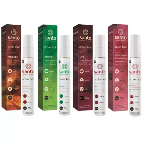 Orale hot gel aromatizante santo 30ml - comprar online
