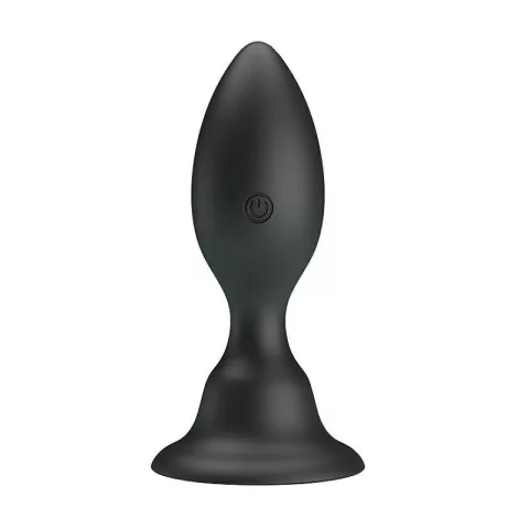Plug Anal Silicone com vibrador - Código 4749