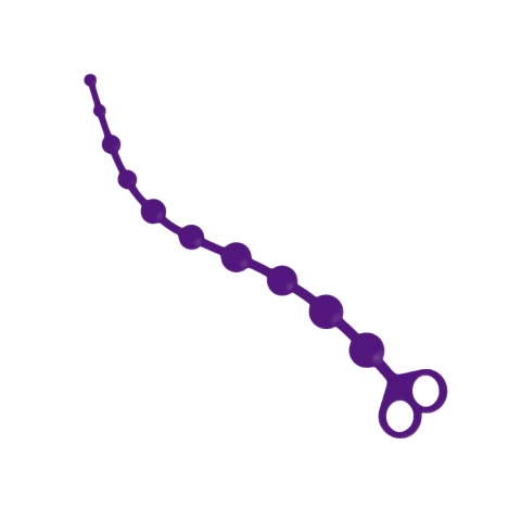 Plug Anal Escalonado em Silicone - Código 1700