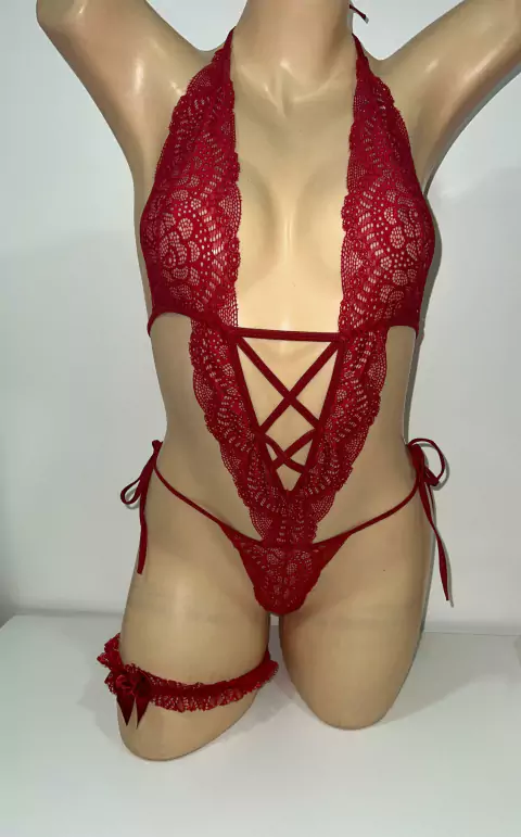 Body Paixão Vermelho - Código 3904