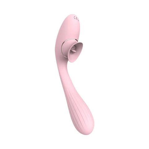 Vibrador 2 Em 1 - Sugador De Clitóris e Estimula Ponto G -Código 4716