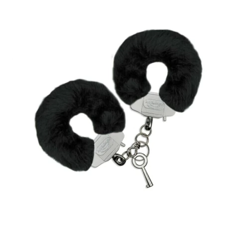 Algemas em Pelúcia Preta - Código 4421
