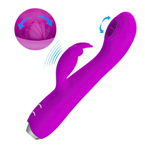 Vibrador com 3 funções e 12 modos de vibração Rachel - Código 3204