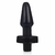 Plug cônico - 12 x 4,5 cm na cor preto - com vibrador - Código 1675 - comprar online