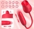 Vibrador vai e vem rosa língua - Código 5047 - Desejos Sexshop