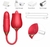 Vibrador vai e vem rosa língua - Código 5047 - loja online