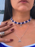 Choker Margaridas Navy na internet