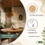 Pendente Em Fibra Natural Rattan Chapeu Boho Sala Marin Nat80