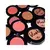 GAMA DE 12 RUBOR POWDER BLUSH ITALIA DELUXE