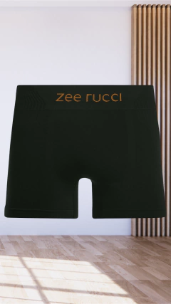 Cueca Boxer Plus Size Sem Costura - Preta - RYCCA Moda Íntima