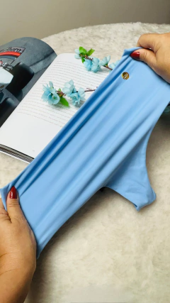 CALCINHA ALICE (FIO DUPLO) CÓS ALTO - VÁRIAS CORES na internet