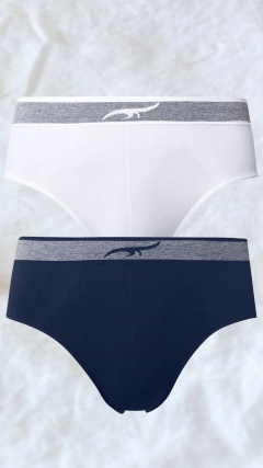 KIT 2 CUECAS SLIP - SEM COSTURA - RYCCA Moda Íntima