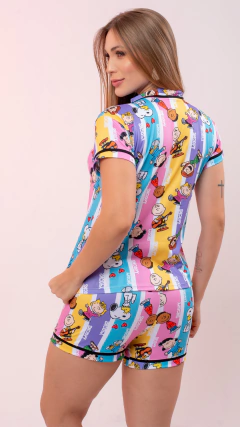 PIJAMA AMERICANO CURTO GOLA V - SNOOPY - comprar online