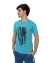 CAMISETA MASCULINA VAQUEIROS MANGA CURTA AZUL ESTAMPADA REF: 7965 - comprar online