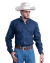 CAMISA MASCULINA TEXAS FARM AZUL MARINHO REF: 14576