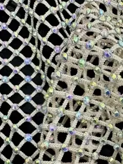 Red con strass dorado tornasol - comprar online