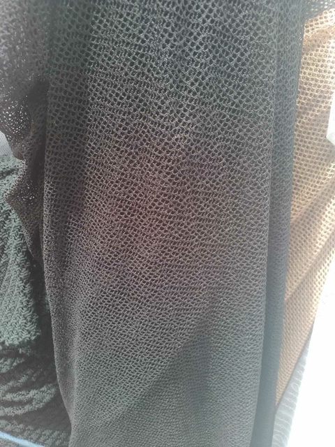 crochet negro rombos