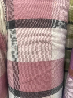 camisaco escoces rosa bebe/rosa suave