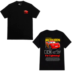 POLERA NEOR RAYO MCQUEEN CARS MOVIE - UNISEX - NEOR ESTAMPADOS 