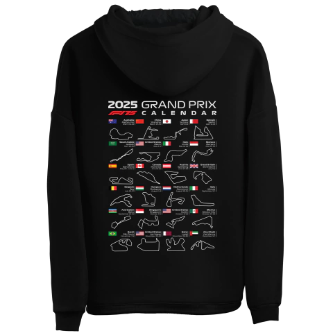 POLERON NEOR CALENDARIO GRAN PREMIO F1 2025-UNISEX - comprar en línea