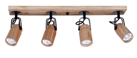 APLIQUE DE PARED y TECHO NORDICO 4 LUCES - comprar online