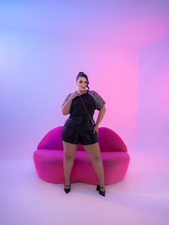Short Paetê Baladinha Luxo - 319566 - KIDIVA PLUS