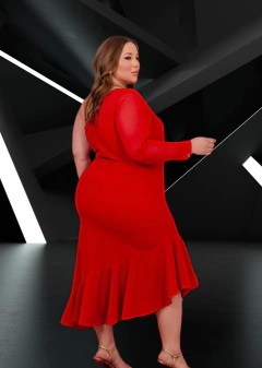 Vestido Nula Manga Festa - 300447 - comprar online