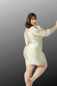 Vestido Tubinho Drapeado Penelope - 301847 na internet