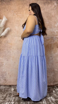 Imagem do Vestido Longo Listras Açucena - 316272