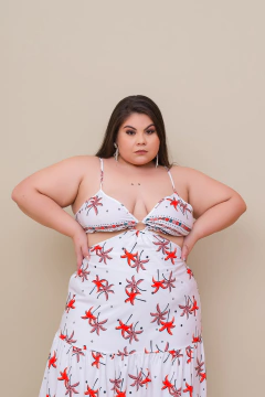 Vestido Argola Floral - 255472 - comprar online