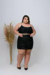 Conjunto Saia + Cropped Paetê Luxo Perla - 182812