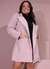 Sobretudo Rosa Com Bolsos E Botões Forrados - 68558 - KIDIVA PLUS