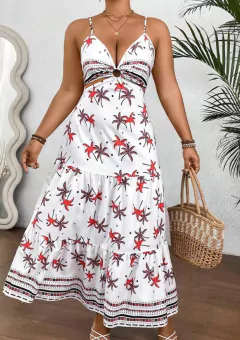 Imagem do Vestido Argola Floral - 255472