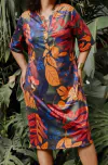 Vestido Chemise Estampado Malha - 262328