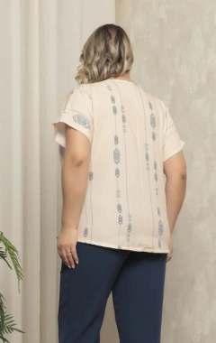 Camisa Blusa Moda Plus Size Curve Verão - 281780 na internet