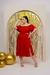 Vestido Midi Com Fenda Elegante - 212547 - comprar online