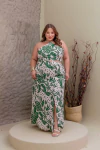 Vestido Longo Tropical Argola - 309172 - comprar online