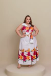 Vestido Longo Festas Faixa Flowers - 310872 - comprar online