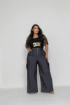 Calça Cargo Alfaiataria Tencel - 318082