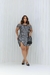 Vestido Ombro a Ombro Paetê Glamour - 258747 - comprar online
