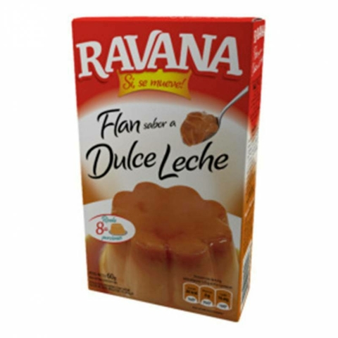RAVANA FLAN X 60G DULCE DE LECHE