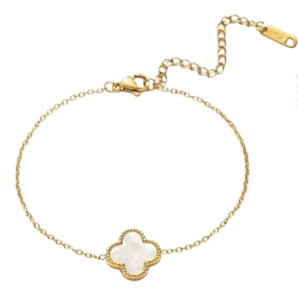 Pulsera Van cleef blanca