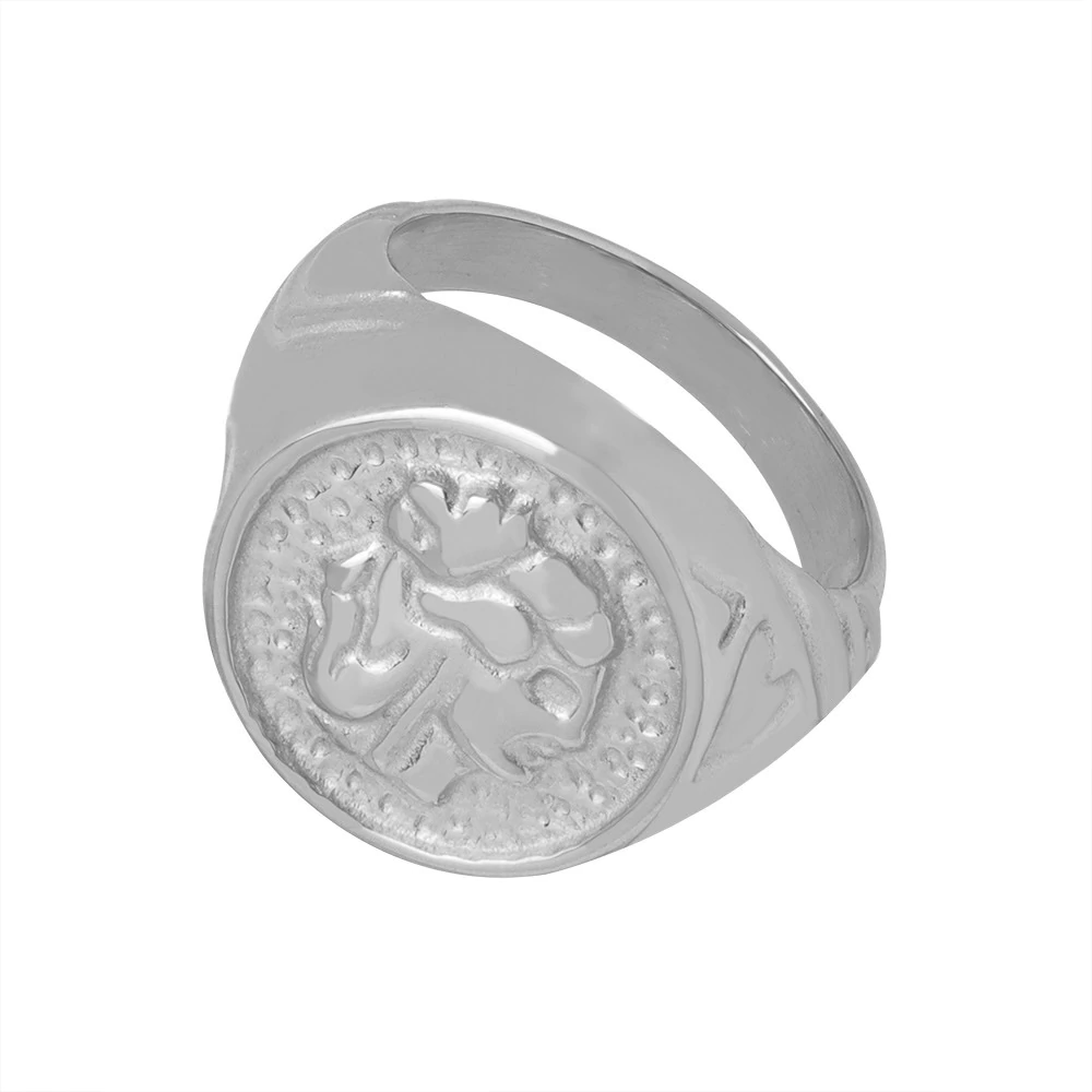 Anillo troya plateado