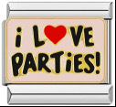 Charm I love parties