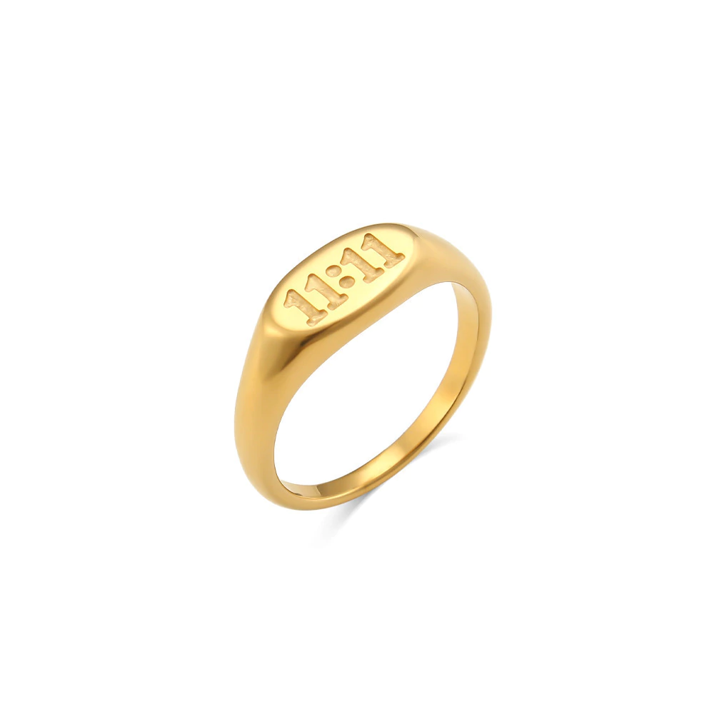 Anillo pide un deseo dorado